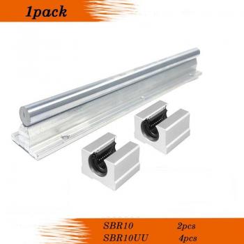 SBR10 Linear Rail Set with 4pcs SBR10UU Ball Bearing Blocks