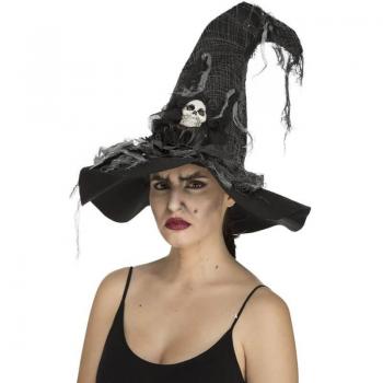 VIVING Halloween Hexenhut für Erwachsene