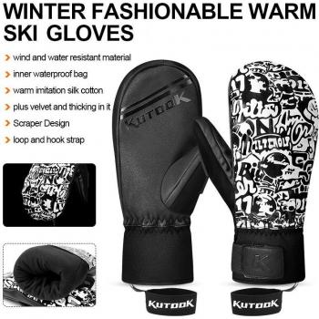 KUTOOK Windproof Ski Gloves