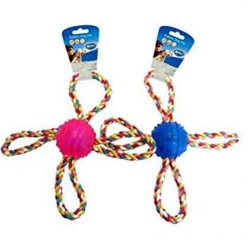 TPR Duvo Ball „Seil-Set“ – 4‑Griff Variante (ID 1714547)