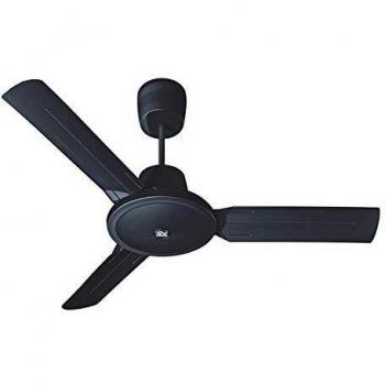 Nordik Evolution Black Ceiling Fan 120 cm