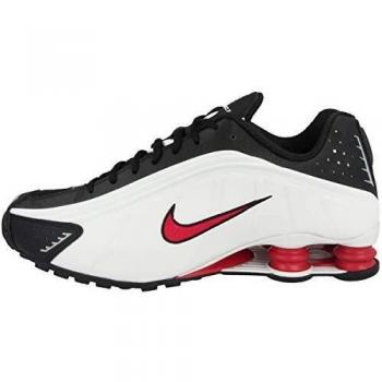 Nike Shox R4 Scarpe Sportive alla Moda Uomo Bianco