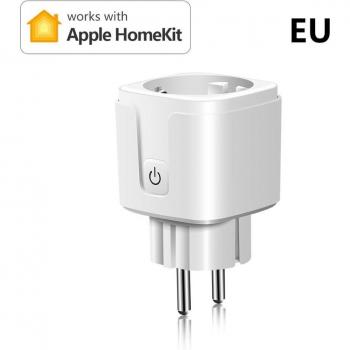 WiFi Smart Plug Adapter 15A with Voice Control for Apple HomeKit