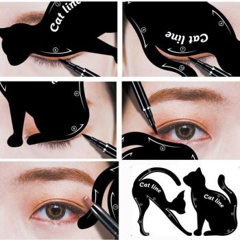 2Pcs Eyeliner Shaper Tool