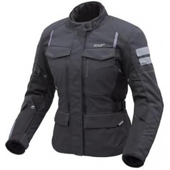 Giacca donna T.UR lapland hydroscud lady grigia nera a 2 strati omologata