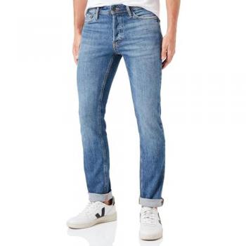 Modré straight fit džíny pro muže Jack & Jones