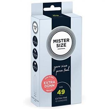 Mister Size 49mm Real Feel Condoms Pack of 10