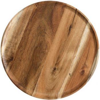 Natural Wood Snack Tray