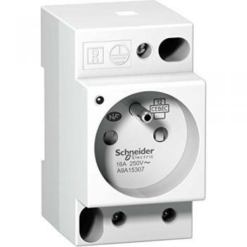 Modulär strömbrytare med lampa iPC 2P+E 10/16A 250V vit A9A15307