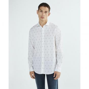 Camisa Guess para Hombre con Estampado de Topos