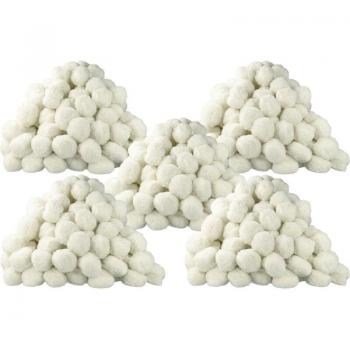 Vhbw 5-Pack 1000g Filter Balls for Bestway Pool Filter Units