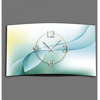 Dixtime Designer Wanduhr Mint Petrol