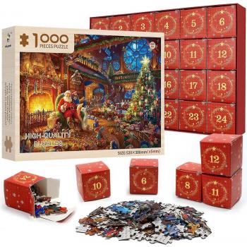 Puzzles du Père Noël 2023 : Calendrier de l'Avent