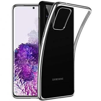 Étui avec cadre brillant chromé pour Samsung Galaxy S20 Plus