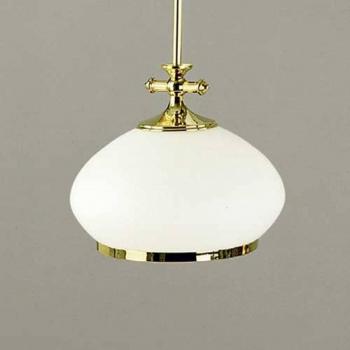 ORION Empira Mini Opal Glass Hanging Fixture 24 cm