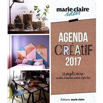 Agenda créatif 2017 : 52 projets récup : meubles, luminaires, miroirs, objets déco