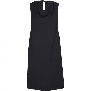 COMMA Dunkelblaues Minikleid mit Wasserfall-Ausschnitt, Größe 44