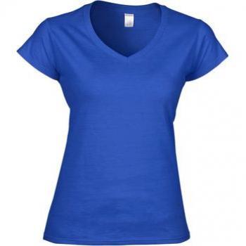 V-Neck Short Sleeve T-Shirt by Gildan