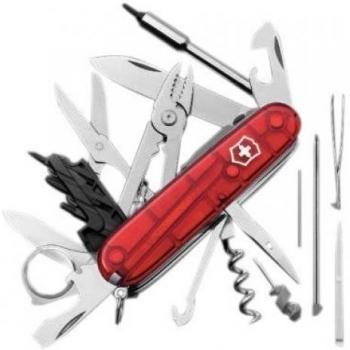 Huntsman Lite con Acabado Rojo Transparente – Victorinox