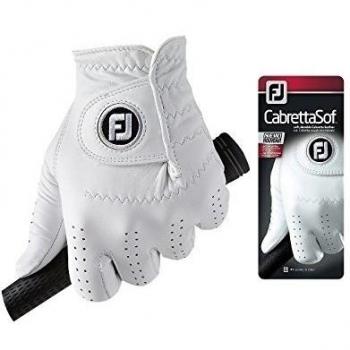 FootJoy CabrettaSof Herren Golfhandschuh, linke Hand, M, Farbe weiß