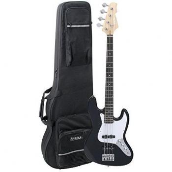 Ensemble Fatboy II E‑Bass Noir Rocktile + Étui de transport léger