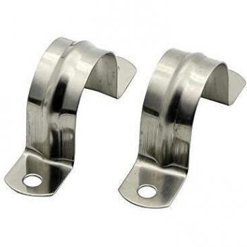 10‑Piece 50mm 304 Stainless Hose Clamp Straps