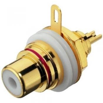 Monacor T-710GI Cinch-Einbaubuchse