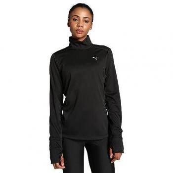 XS Women’s Puma Run Micro Half‑Zip Fleece in Black