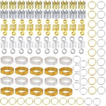 Breloques tubulaires Micro‑rolink – pack 100 pour femmes noires