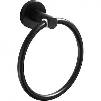 Rond Antique Noir, Anneau Murale en Acier Inoxydable