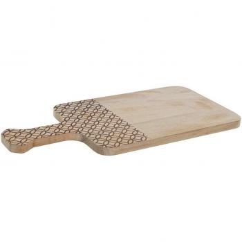 Beukenhout Snijplank met Aluminium Rand DKD Home Decor – 20×42 cm