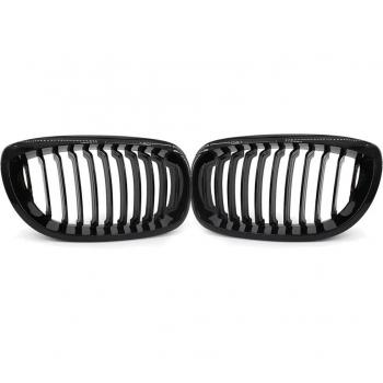 Glänzender Kühlergrill Nieren für BMW E46 3er Coupé 2003-2005, 2 Stück