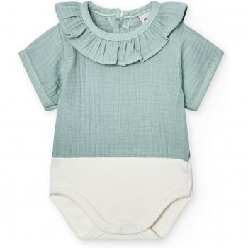 Dúo Bebé Bambula: Body y Cuello Volante