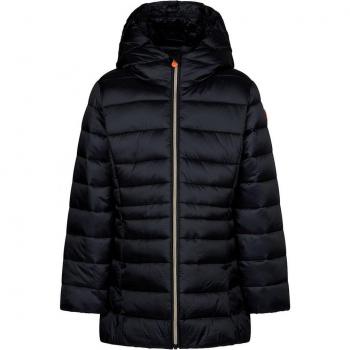 Giacca Bambino Nero Save The Duck Taglia 12 con Cappuccio