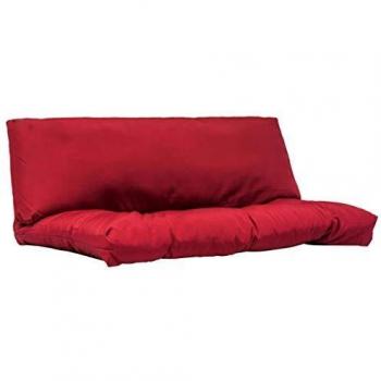 VidaXL Set di cuscini per pallet 2 pezzi rossi in tessuto