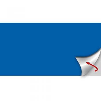 Kleefachtige hobbywandfolie in diep blauw 60x30 cm