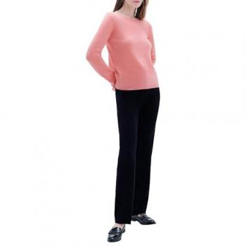 Caroll Pantalón Liso Recto Femenino con Bolsillos