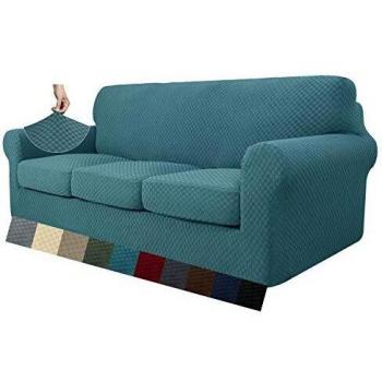 MAXIJIN 4 Piece Jacquard Couch Covers for 3 Seater
