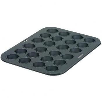 24‑Cup Dexam Mini Muffin Pan – Carbon Steel, Non‑Stick