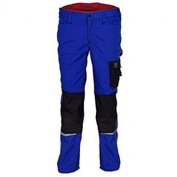 Terrax Bundlearbeitshose in Blau‑Rot, 52 kg (Größe)