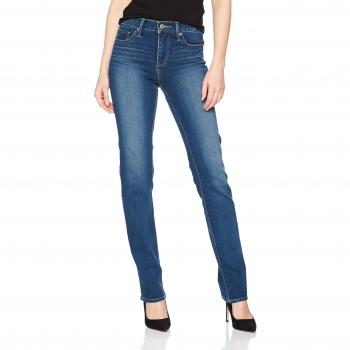 Levi's 314 Shaping Straight, Pantalones Vaqueros Mujer, Azul