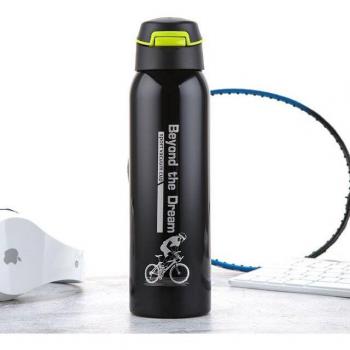 Bicycle Team Water Bottle 600ML Pink Thermal Insulation