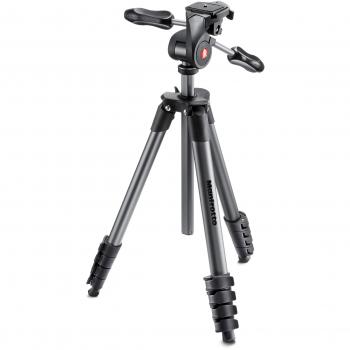 Manfrotto Compact Advanced Aluminum Tripod (Black)
