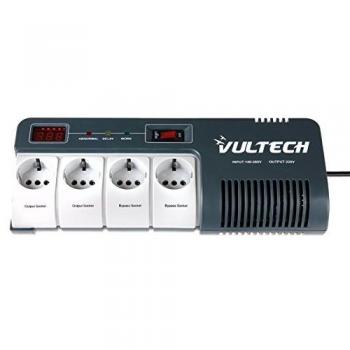 VulTech GS-1000AVR Stabilizzatore di Tensione, AVR, LCD, 600 W, Grigio