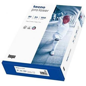 Carta per laser Inapa Tecno Pro 80 g/m² formato A4 500 fogli bianca