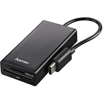 Lecteur de cartes Hama avec Hub OTG USB 2.0