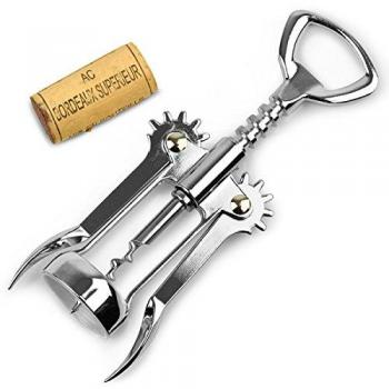 Dual Function Winged Bottle Opener/Corkscrew