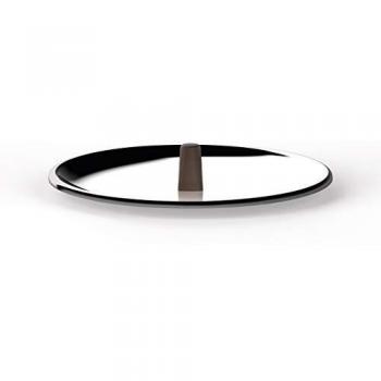 Bouton-couvercle Alessi Edo 20 en acier brun
