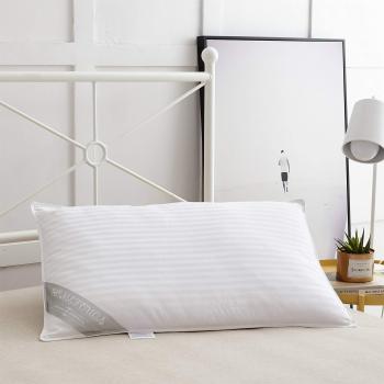 Homefocus Feder‑Daunen‑Kissen 3‑Kammer – Kopfkissen 40 x 80 cm, 1200 g, Baumwollbezug