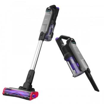 Black & Decker Scopa Ricaricabile 21.6V con autonomia fino a 35 minuti, potenza di 100W e 2 turbo spazzole laterali